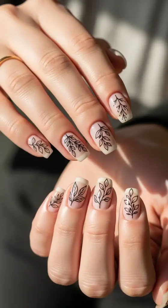 botanical-minimalism-negative-space-nails-for-nature-loving-elegance