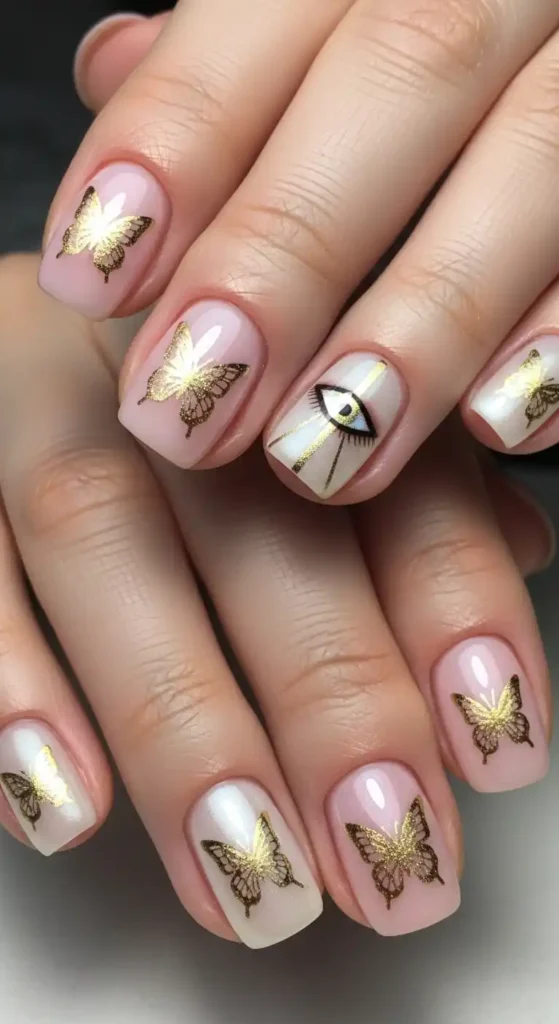 gilded-butterfly-balletcore-mani