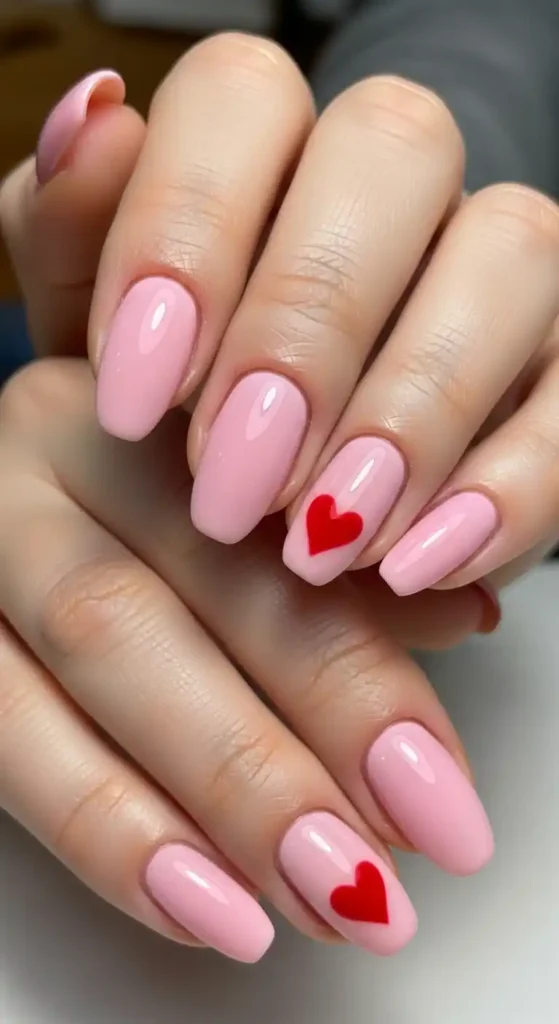 heart-accent-nails