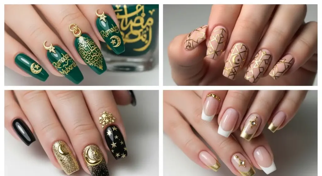 ramadan-gold-nail-ideas-to-make-your-manicure-luxurious-and-festive