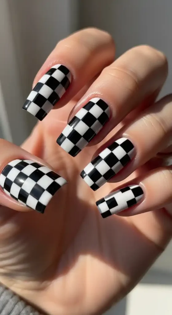 black-and-white-checkerboard