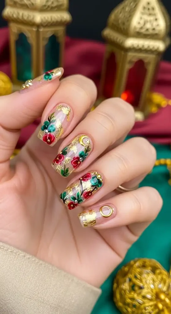 floral-celebration-nails