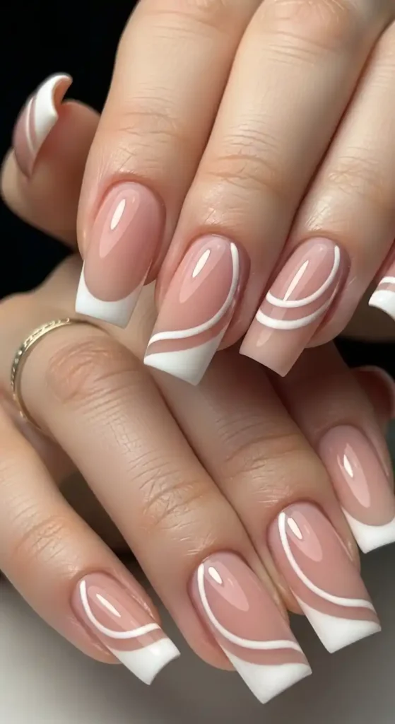 french-tips-with-a-twist