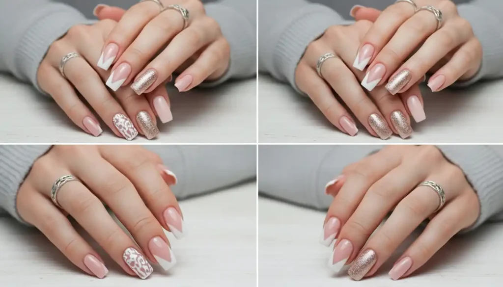 trendy-tapered-square-nails-ideas-for-fashion-lovers-collage