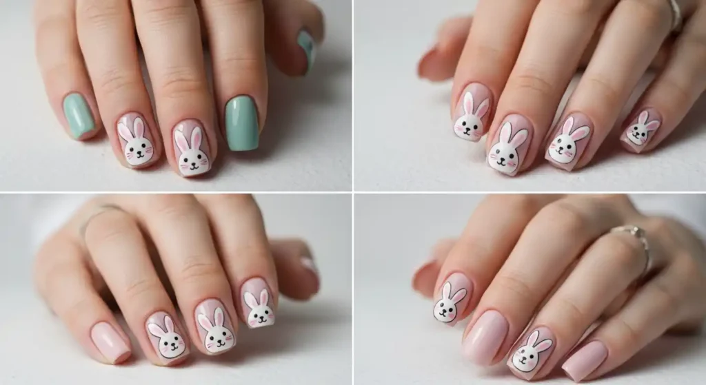 easter-bunny-nail-art