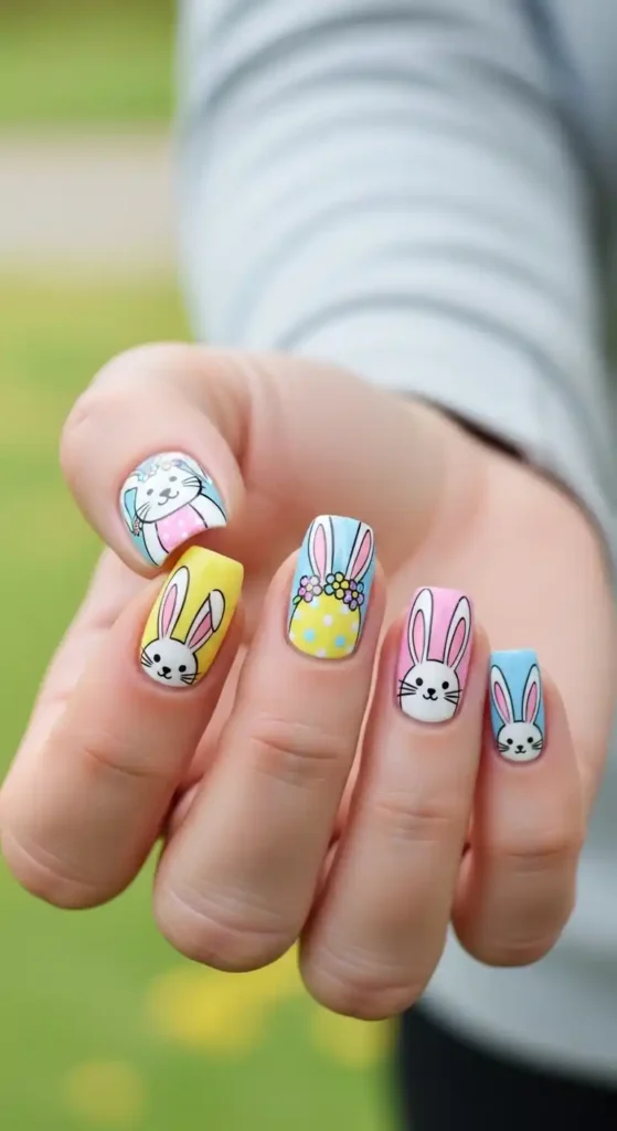 cartoon-bunny-nails
