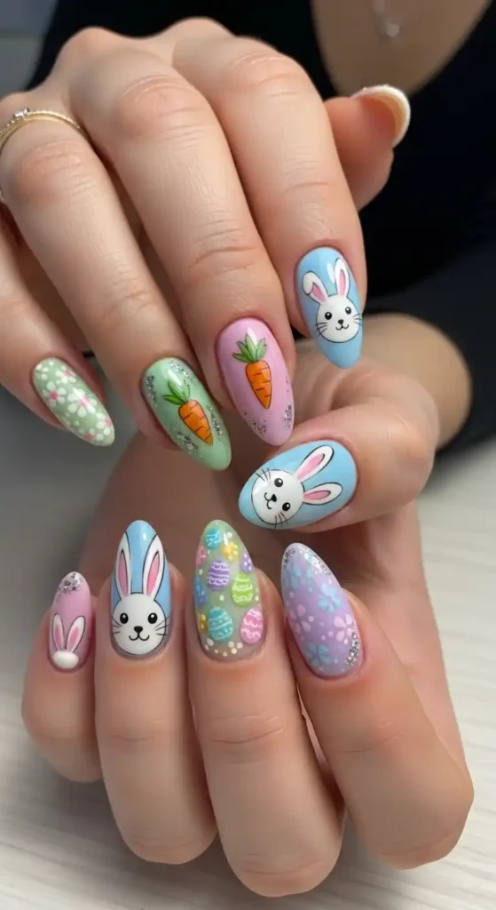 mix-and-match-bunny-nails