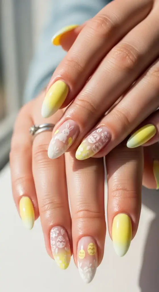 sunny-pastel-yellow-ombre