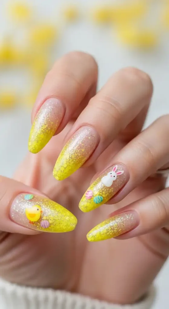 yellow-glitter-gradient