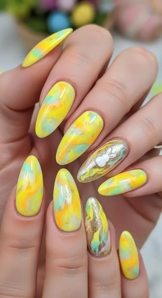 yellow-marble-effect